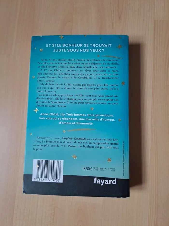 "Il est grand temps de rallumer les étoiles" de Virginie Grimaldi - Édition Fayard - photo numéro 2