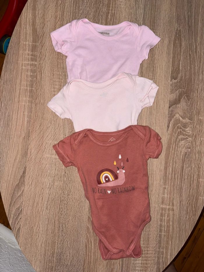 Lot de 3 bodies 3 mois