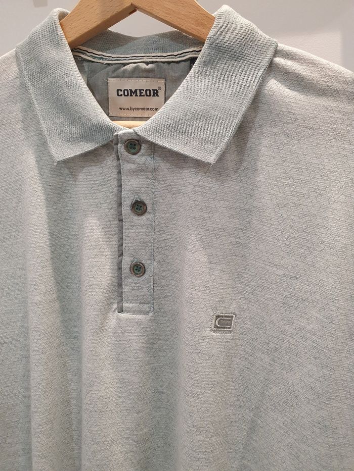 Polo Corfou vert d'eau stretch Taille XXL (taille très petit) - photo numéro 2