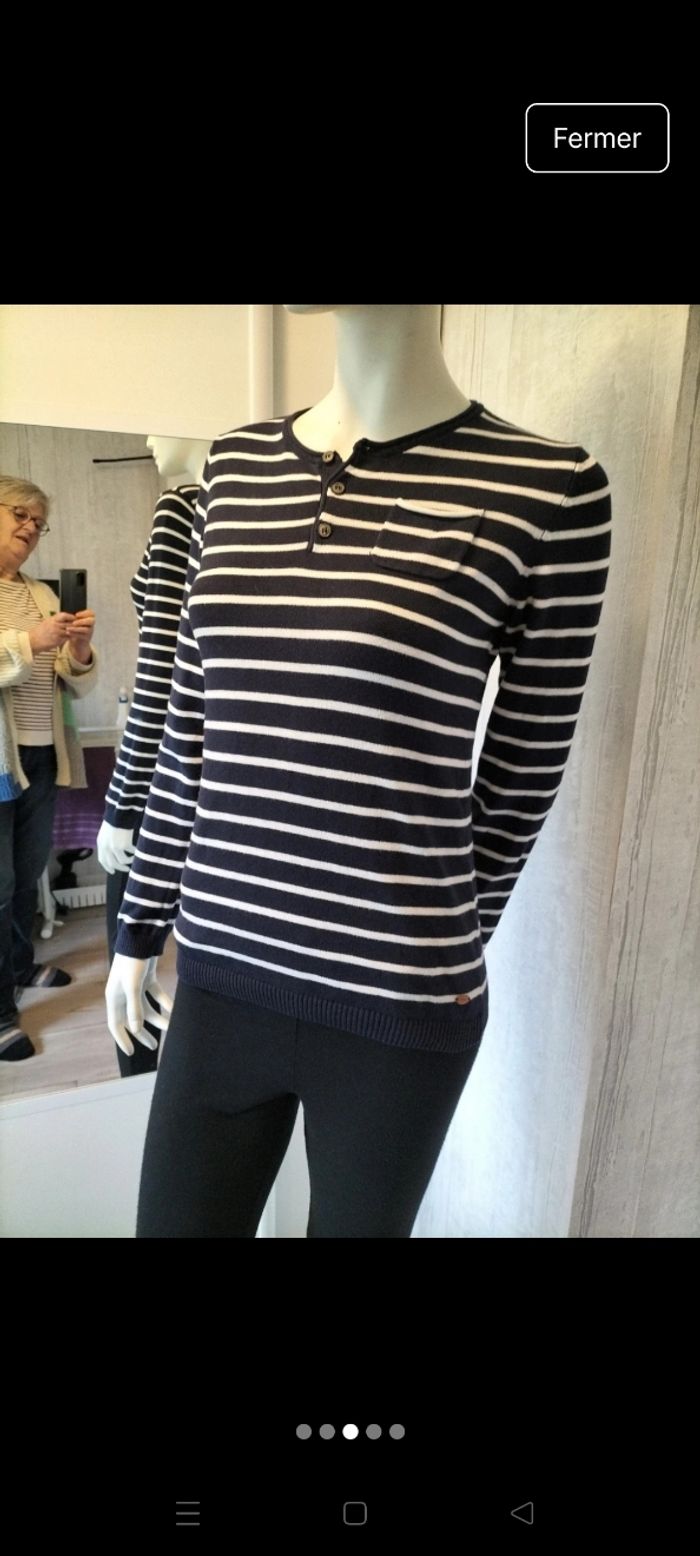 Pull  rayé - photo numéro 3