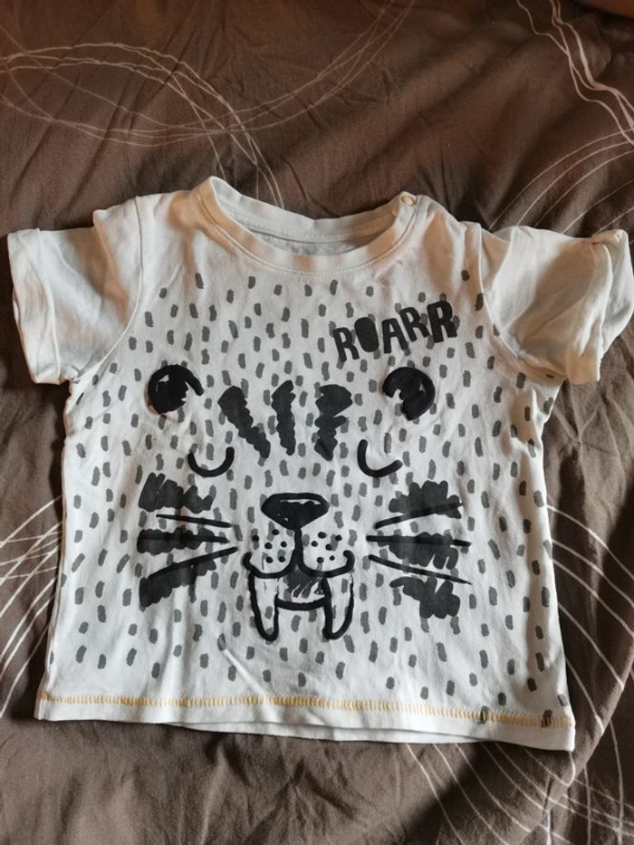 Tee-shirt manches courtes bébé 12 mois