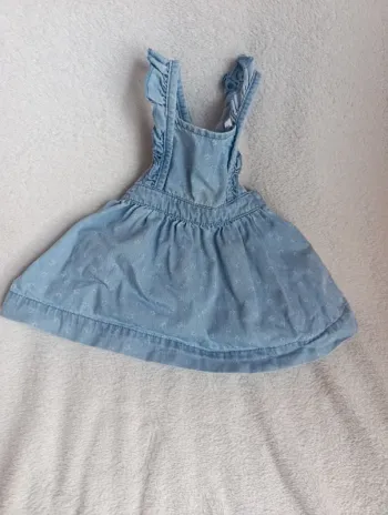 Robe en jean in extenso 68 cm /6 mois