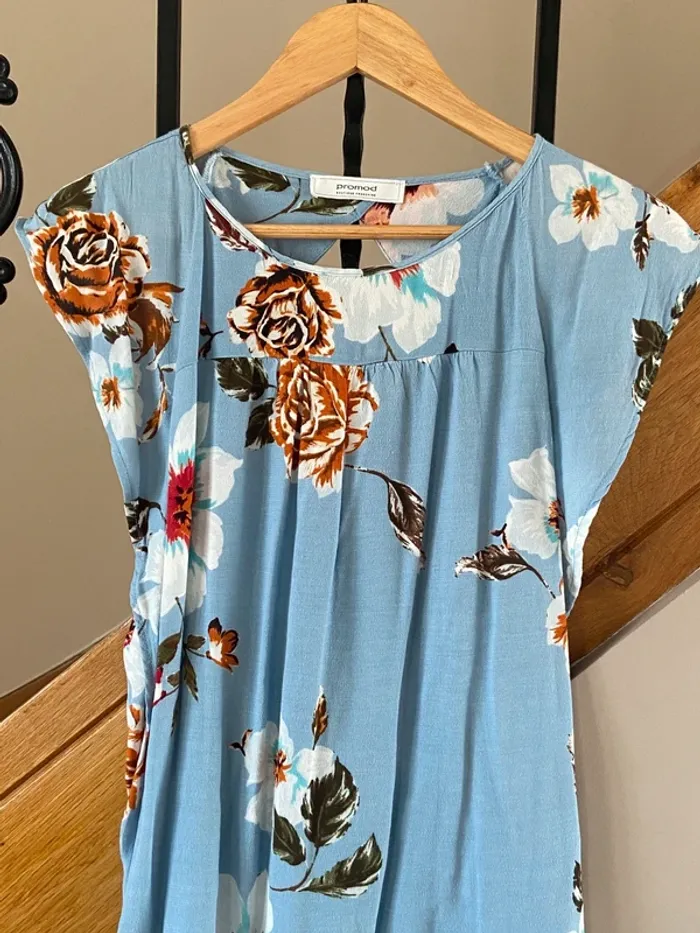 Blouse fleurie Promod - photo numéro 2