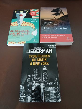 lot 3 livres gaelle renard,sergine desjardins,herbert lieberman