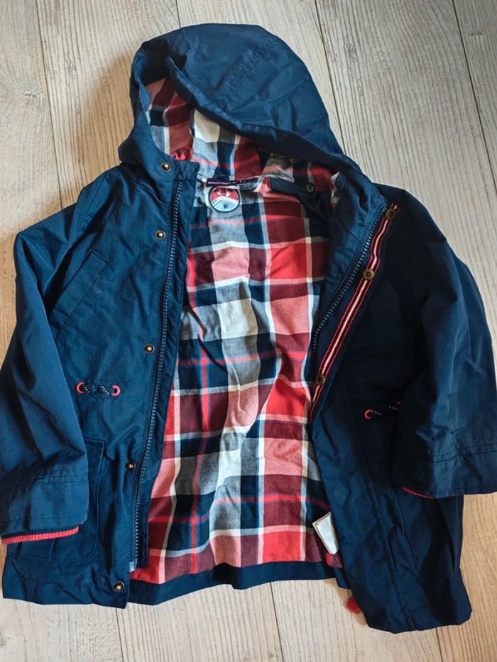 Veste de pluie 2 en 1 avec gilet intégré 4 ans - photo numéro 4