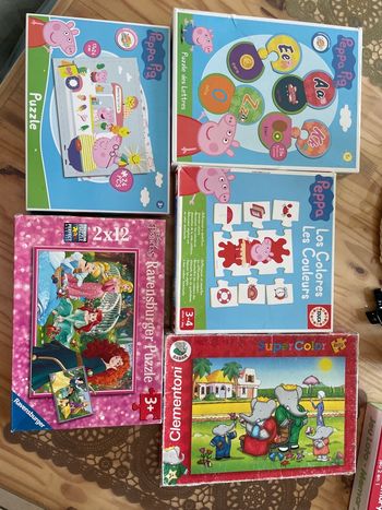 Lot puzzles Peppa Pig 