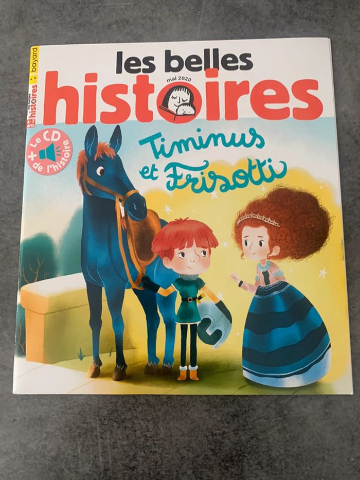 Magazine Les Belles Histoires neuf avec cd : Timinus et frisotis