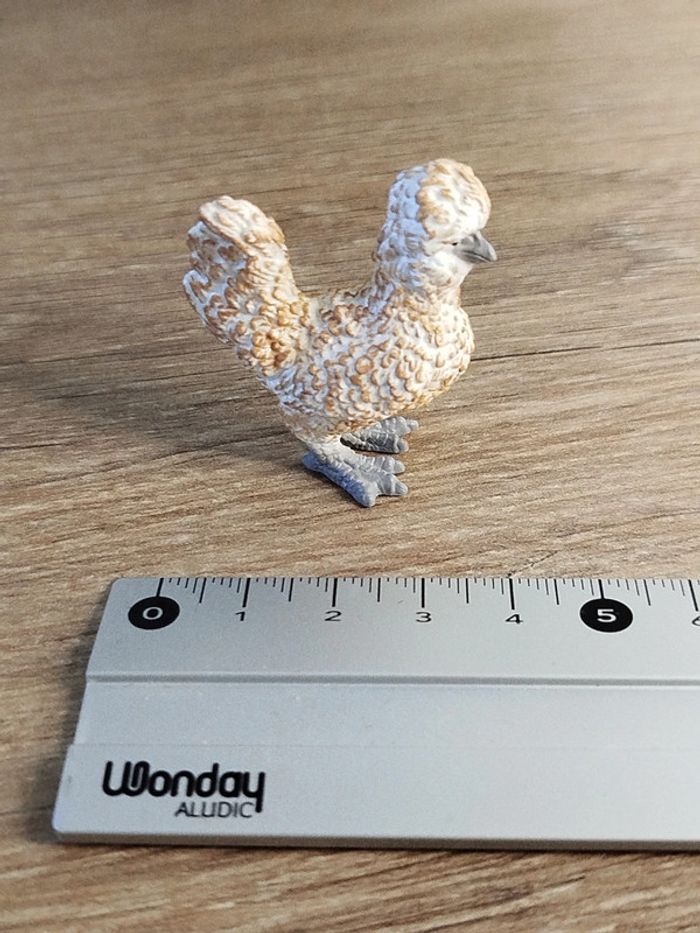 Schleich poule d'ornement beige Figurine Animal de la ferme - photo numéro 5