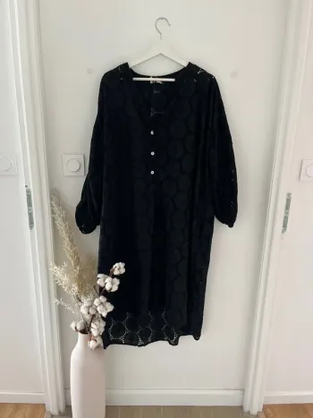 Robe longue noire