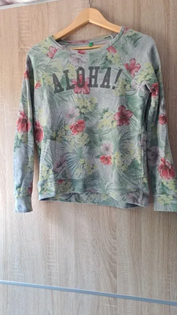 Sweat shirt Benetton leger
