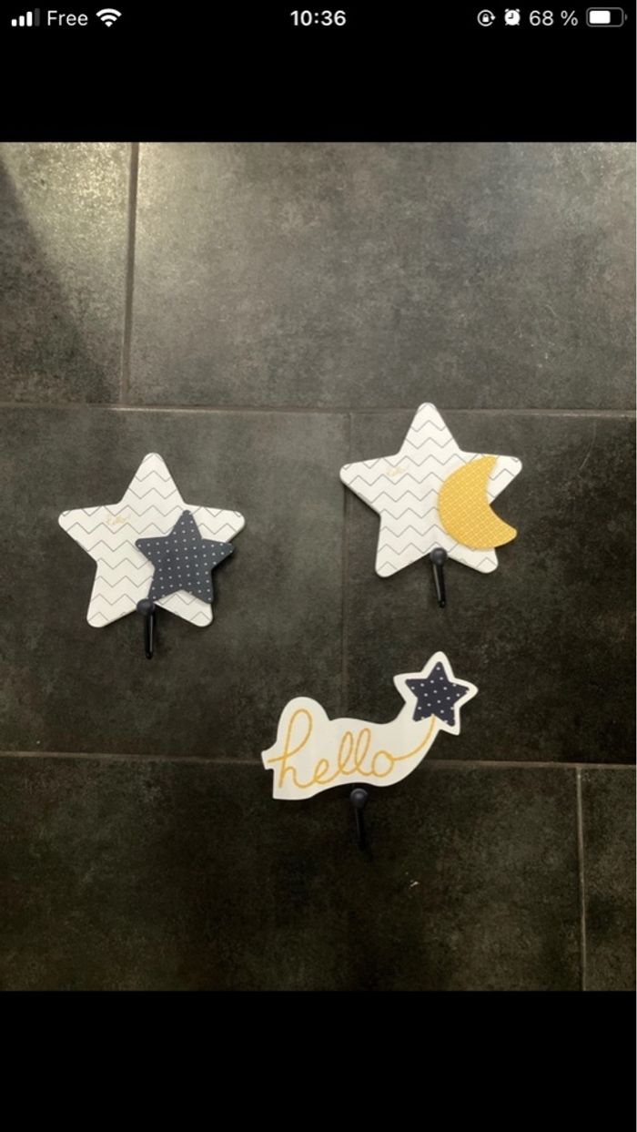 Patère garçon déco chambre - photo numéro 4