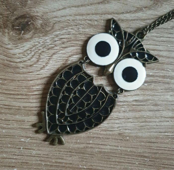 🩷 Collier hibou #emyfleury_bijoux - photo numéro 5