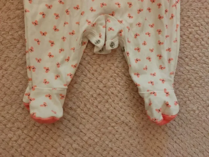 Pyjama rose et blanc sergent major 3 mois - photo numéro 3