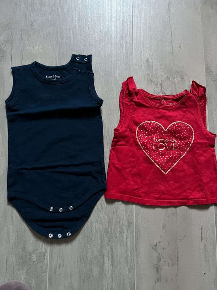 Lot ete t shirt/ robe/ short - photo numéro 5