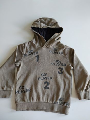 Sweat à capuche garçon 5 ans