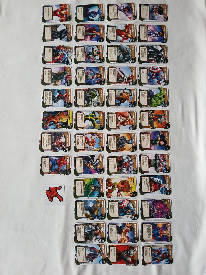 Cartes Marvel Leclerc