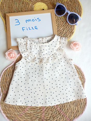 Blouse fille 👧 3 mois