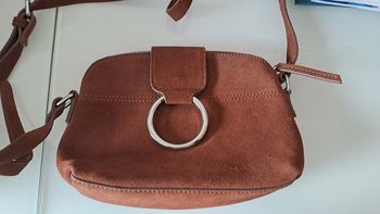 Sac cuir suède