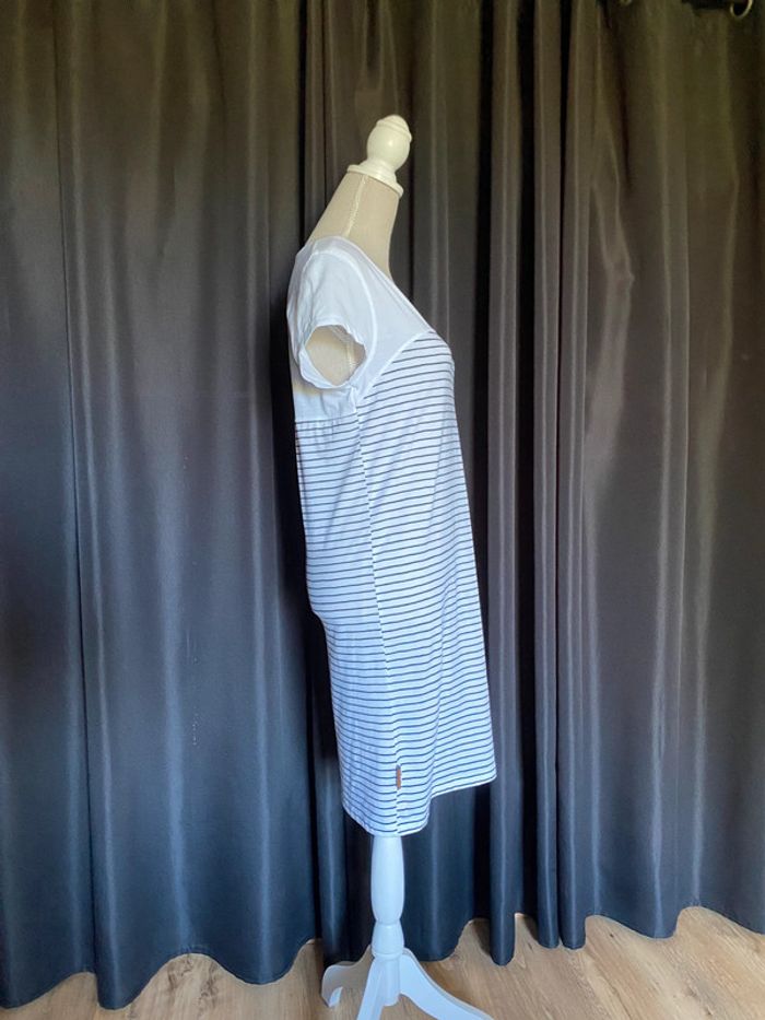 Robe blanche rayée Alife and Kickin - photo numéro 9
