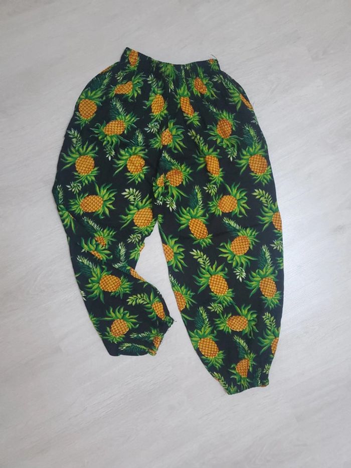 Sarouel imprimé ananas