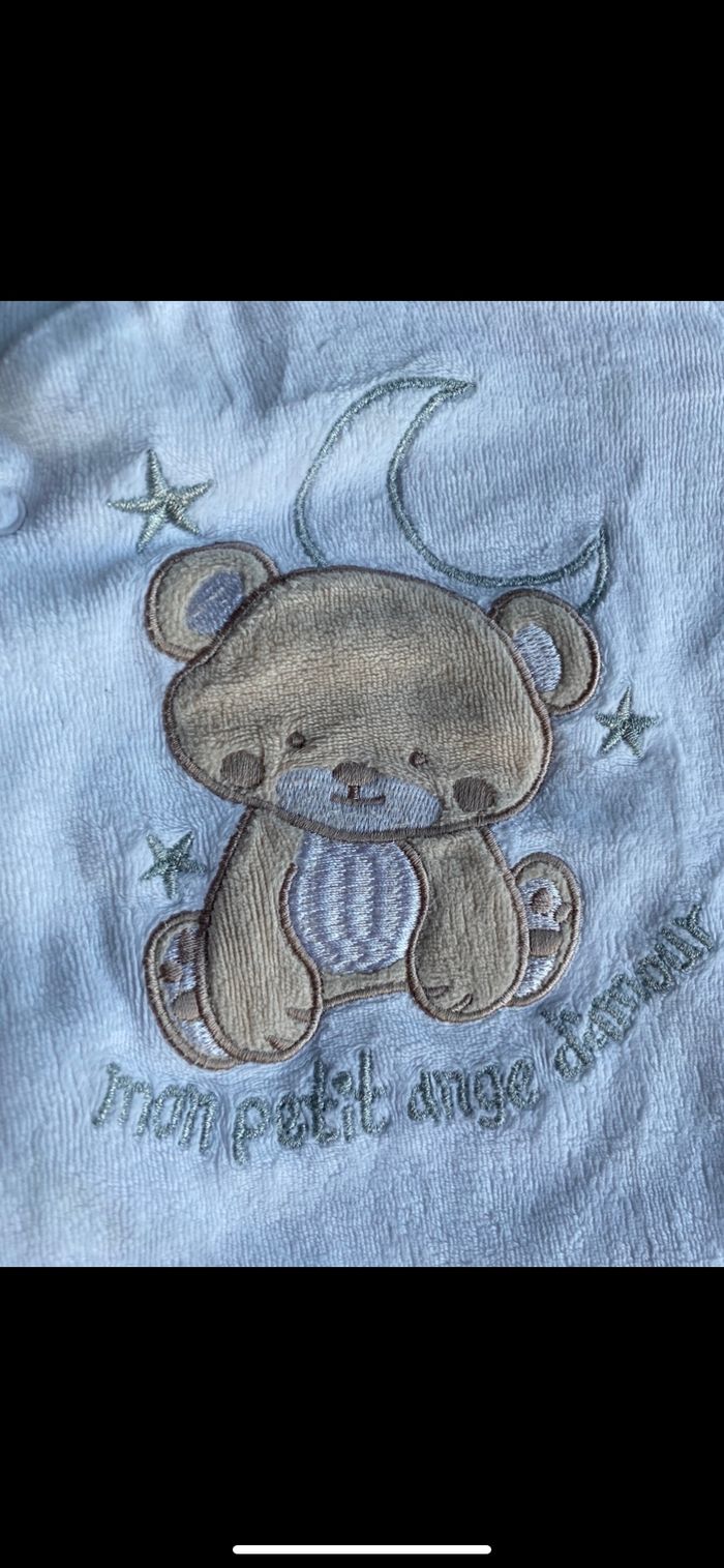 Pyjama velours Ourson mixte 3 mois - photo numéro 3