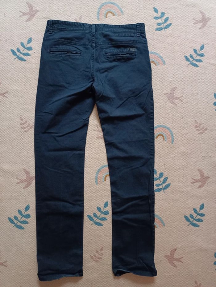 Pantalon droit zara man bleu eur 40 - photo numéro 4