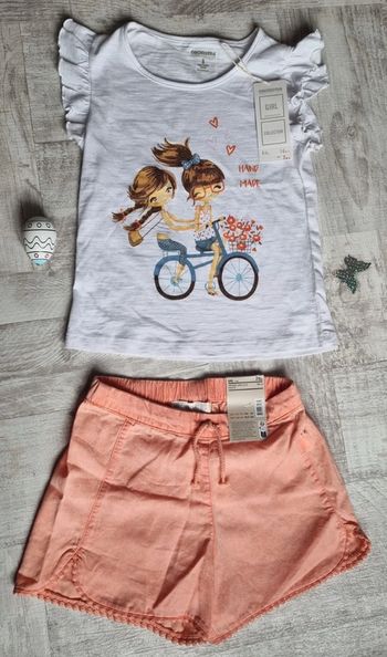 Ensemble été 7.8 ans fille