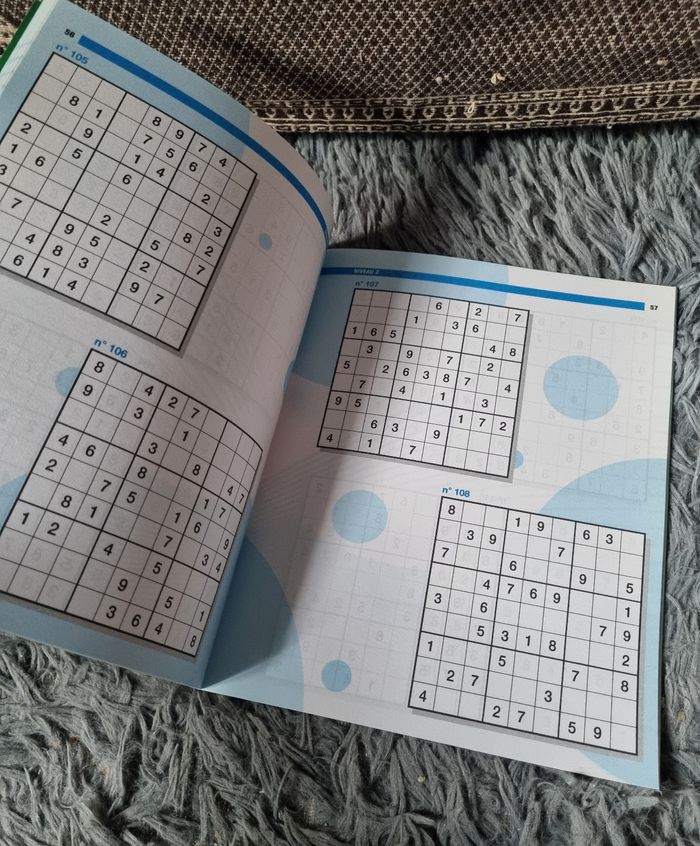 Livre de jeu Sudoku  (débutant) niveau 1-2 (170 grilles) - photo numéro 3