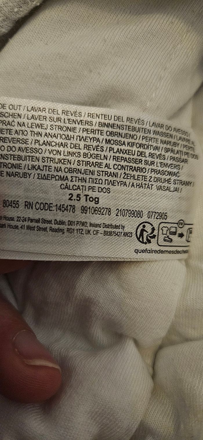 Gigoteuse ourson 6 mois TOG 2,5 - photo numéro 4