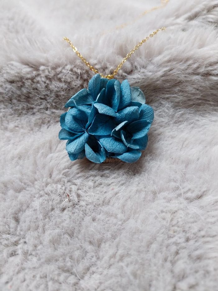 Collier fleurs séchées - photo numéro 2