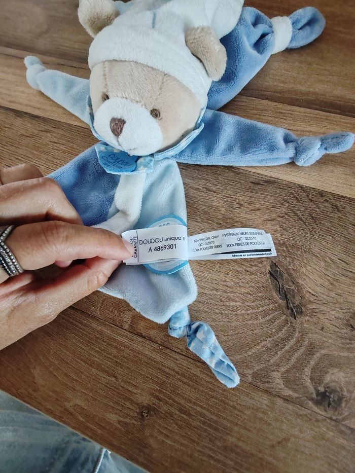 Ours bleu doudou et compagnie - photo numéro 3