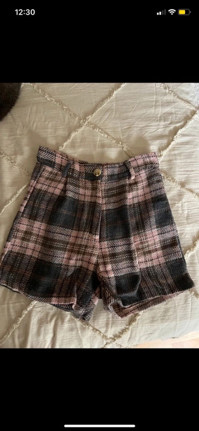Ensemble short et chemise à carreaux - photo numéro 6