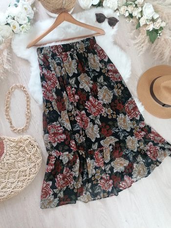 Jolie jupe longue fleurie Promod taille M