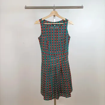 Robe sans manches Foakutata imprimé géométrique coloré taille S A882