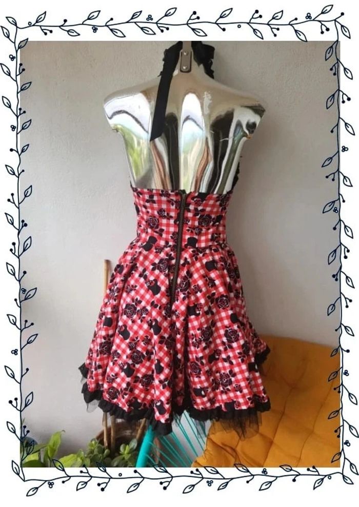 Robe vintage fleuri rétro - photo numéro 7