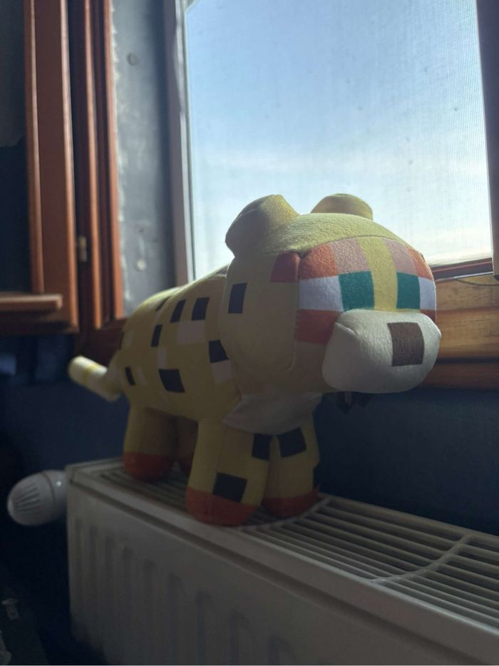 Peluche chat Minecraft