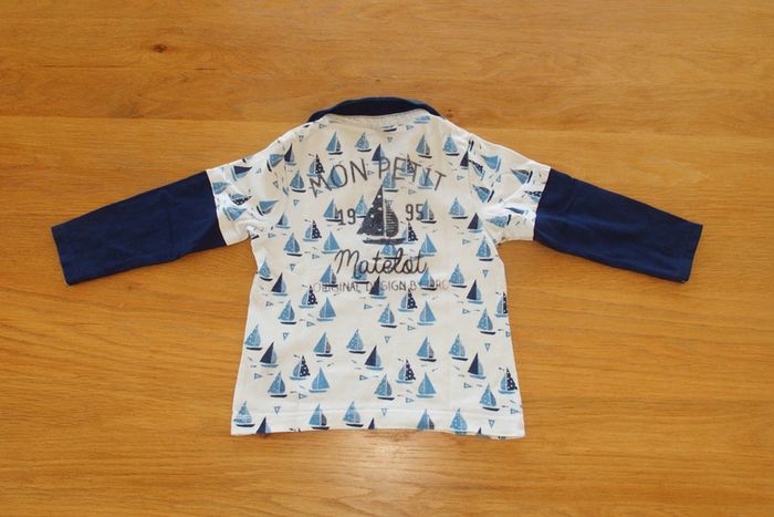 Polo manches longues, 18 mois - photo numéro 2