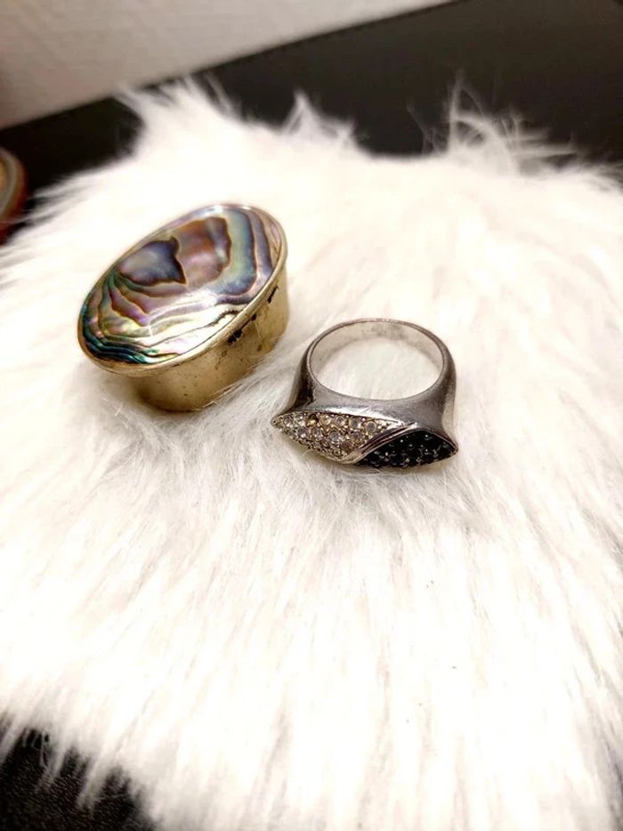 Magnifique bague style vintage cocktail taille 55 - photo numéro 9