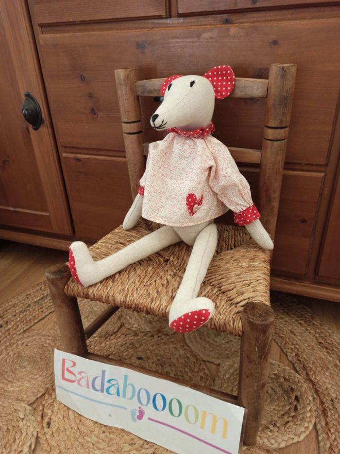 Peluche souris 40 cm tbe - photo numéro 2