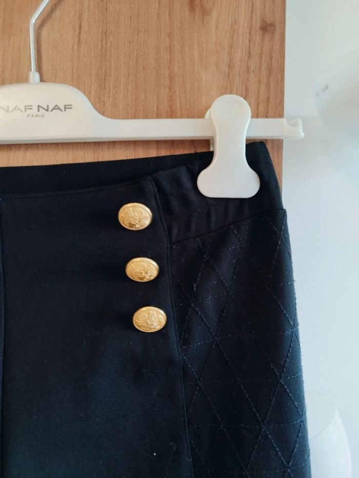 Très joli pantalon élastiqué noir zippé à la cheville de la marque The Kooples en taille M - photo numéro 4