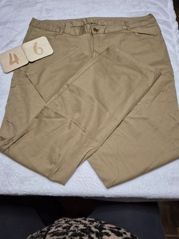 Pantalon Tex couleur champagne T46