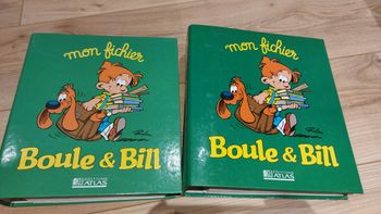 Lot de 2 classeurs fiches grammaire française avec Boule&Bill