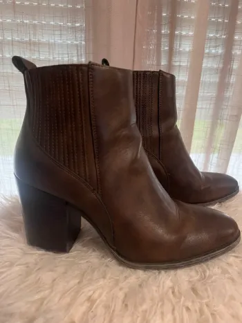 Bottines marron