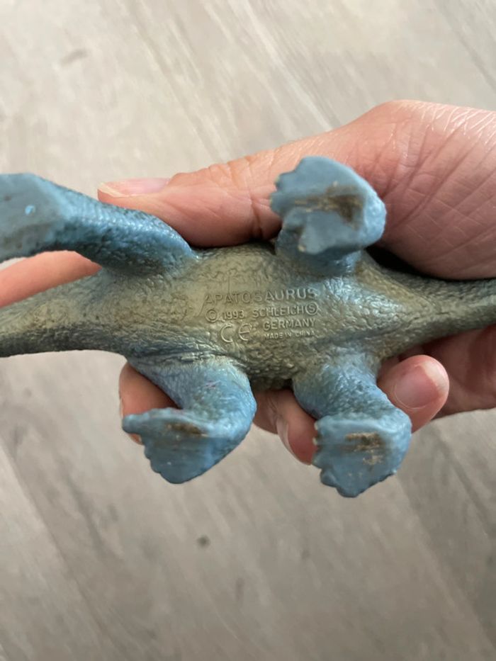 Figurine Apatosaurus Schleich 1993 - Modèle 16408 En PVC - Occasion Pour Collectionneurs