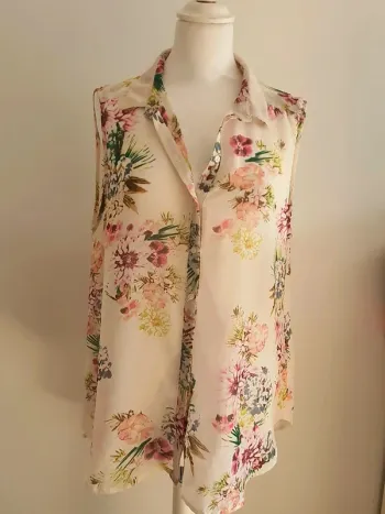 Camisa flores H&M T.46