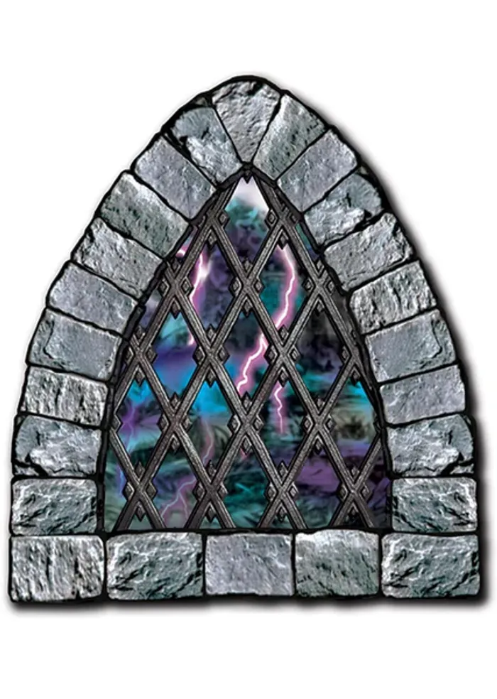 x9 Thème Insta – Beistle Stickers Escalier, Fenêtre et Torche NEUF - photo numéro 3