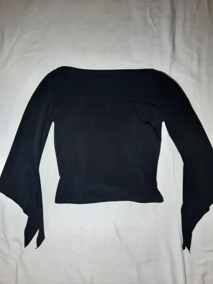 Blouse noire vintage