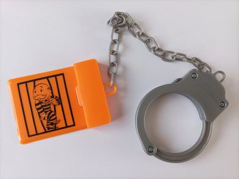 Menotte de la prison pièce détachée Monopoly édition tricheurs Hasbro gaming #A28