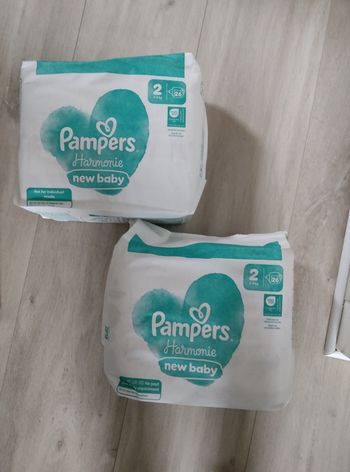 78 couches Pampers harmonie taille 2