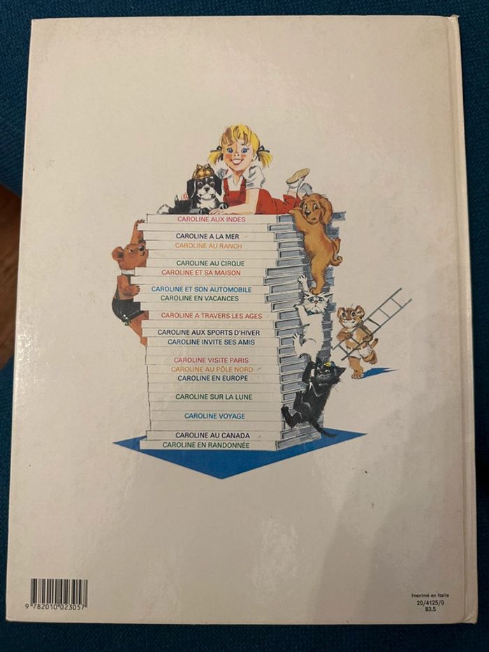 Livre ancien Caroline au Pôle Nord Grands albums Hachette blancs bd vintage - photo numéro 2